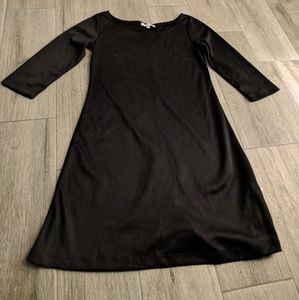 VEUC || Half Sleeve Black Dress